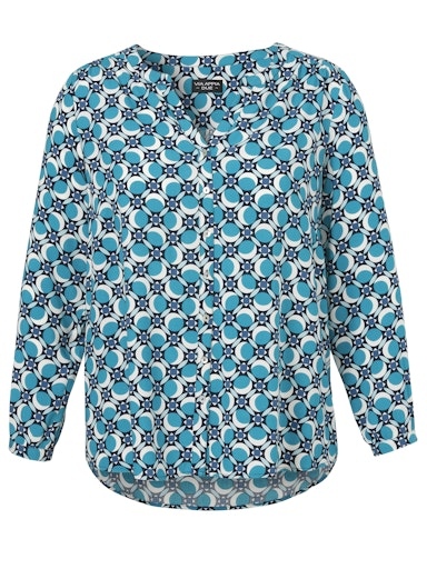 Bluse Langarm V-Ausschnitt