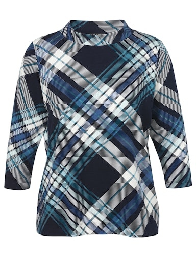 Sweatshirt Stehkragen 3/4 Arm