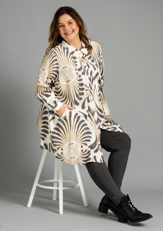 Long-Bluse langarm