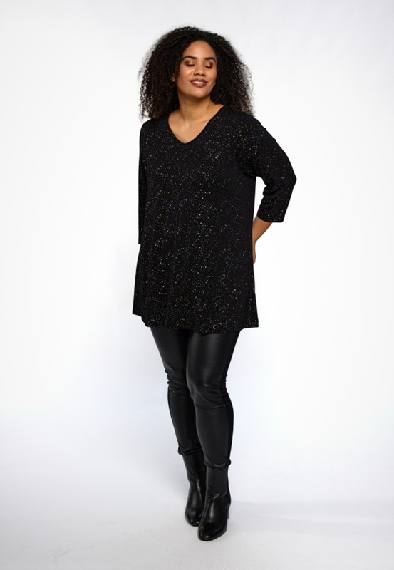 Long-Shirt A-Linie 3/4arm