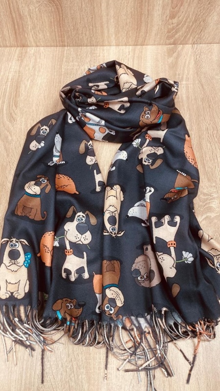 Kuschliger Hundeschal  70 x 180