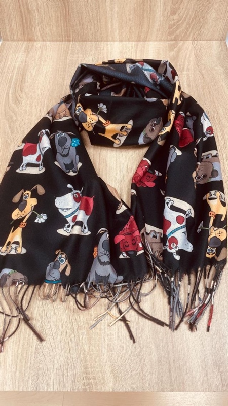 Kuschliger Hundeschal  70 x 180