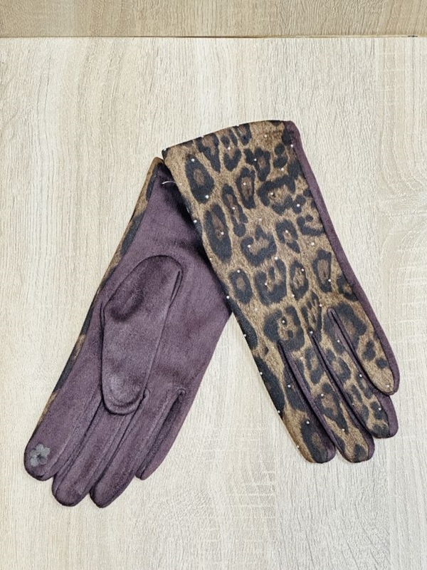 Fingerhandschuhe Leo Glitzer