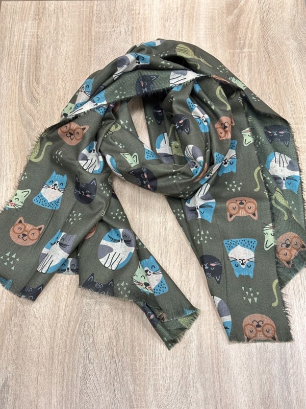 Kuschliger Katzenschal