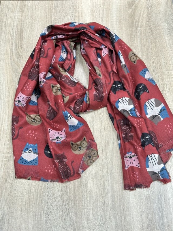 Kuschliger Katzenschal