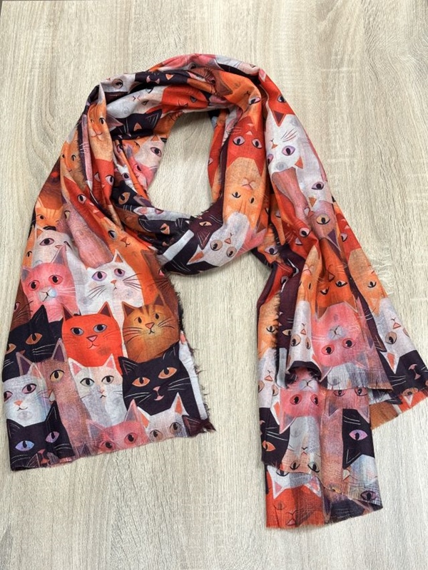Kuschliger Katzenschal