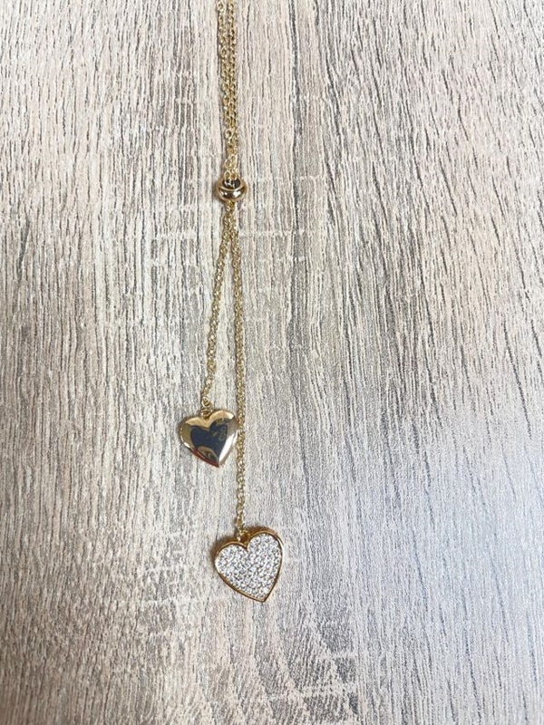 Kette 2 Herzen