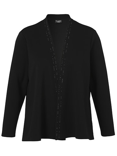 Edler Cardigan mit Glitzer
