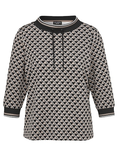 Sweatshirt Stehkragen 3/4 Arm