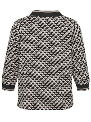 Sweatshirt Stehkragen 3/4 Arm