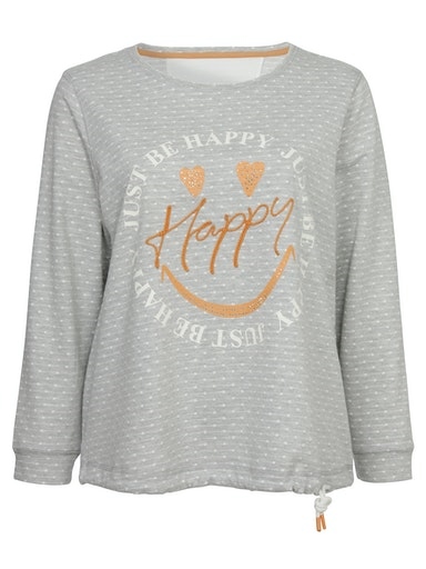 Leichtes Sweatshirt "Happy"