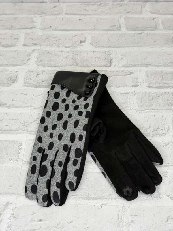 Fingerhandschuhe Punkte