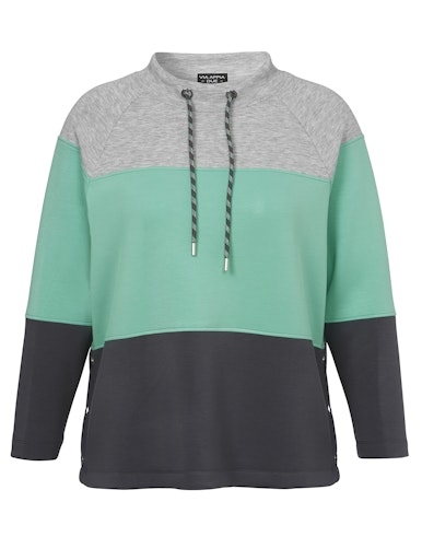 Sweatshirt Kelchkragen