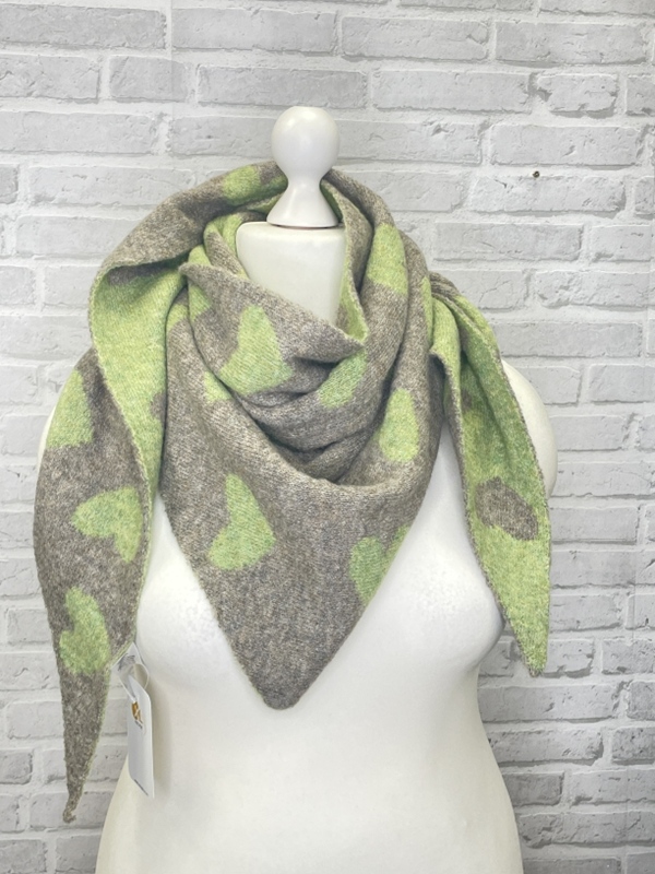 Dreieick-Schal mit Herz