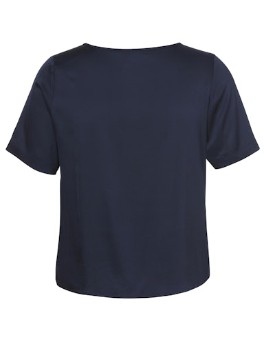 Edle Satinbluse 1/2 Arm Edle Satinbluse 1/2 Arm