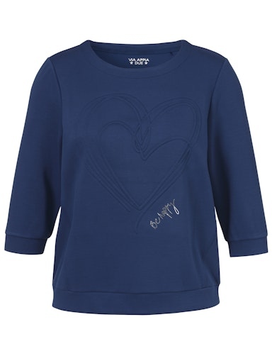 Sweatshirt "Be Happy" 3/4 Arm Sweatshirt "Be Happy" 3/4 Arm