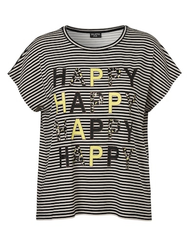 Streifenshirt "Happy"