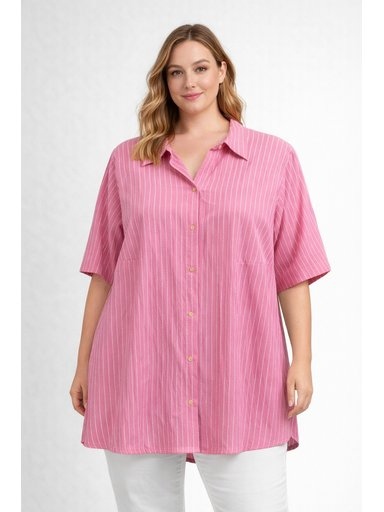 Streifenbluse kurzar