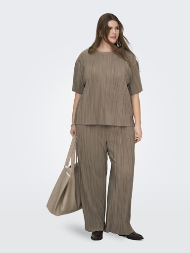 Weite Hose Plissee