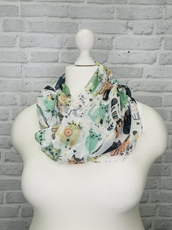 Leichter Loop Schal Katzen Leichter Loop Schal Katzen