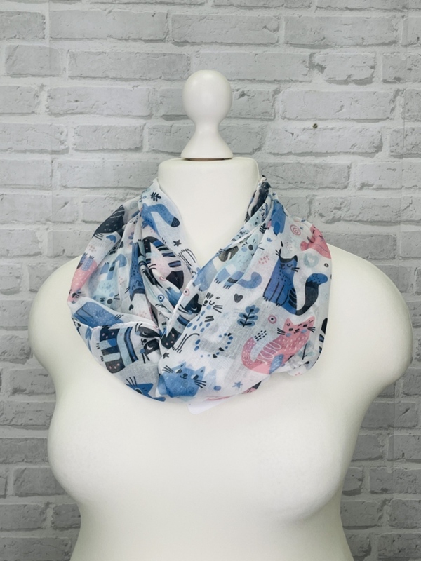 Leichter Loop Schal Katzen Leichter Loop Schal Katzen