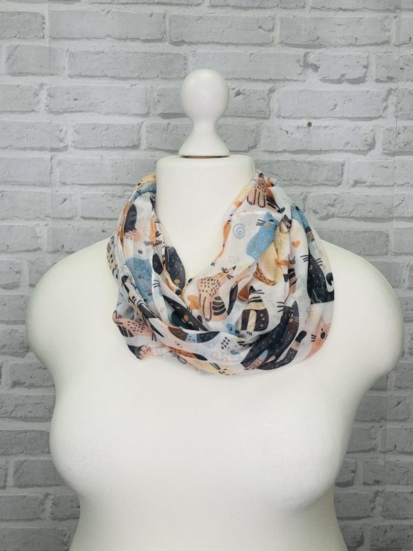 Leichter Loop Schal Katzen Leichter Loop Schal Katzen