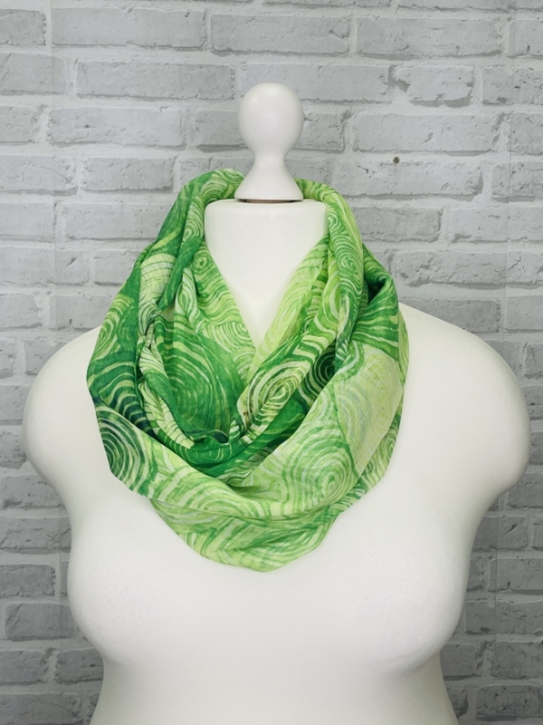 leichter Loop Schal Kreise