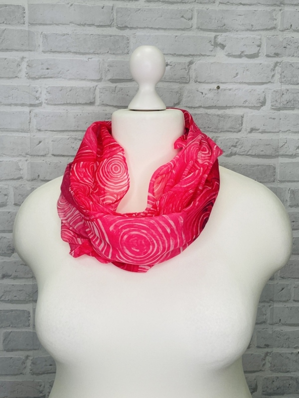 leichter Loop Schal Kreise