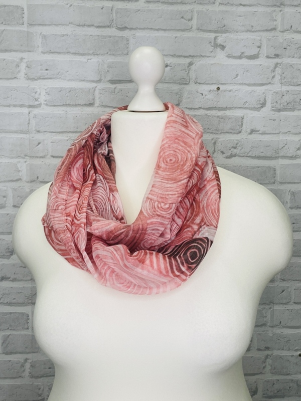 leichter Loop Schal Kreise