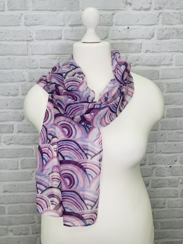 Leicher Schal Rainbow