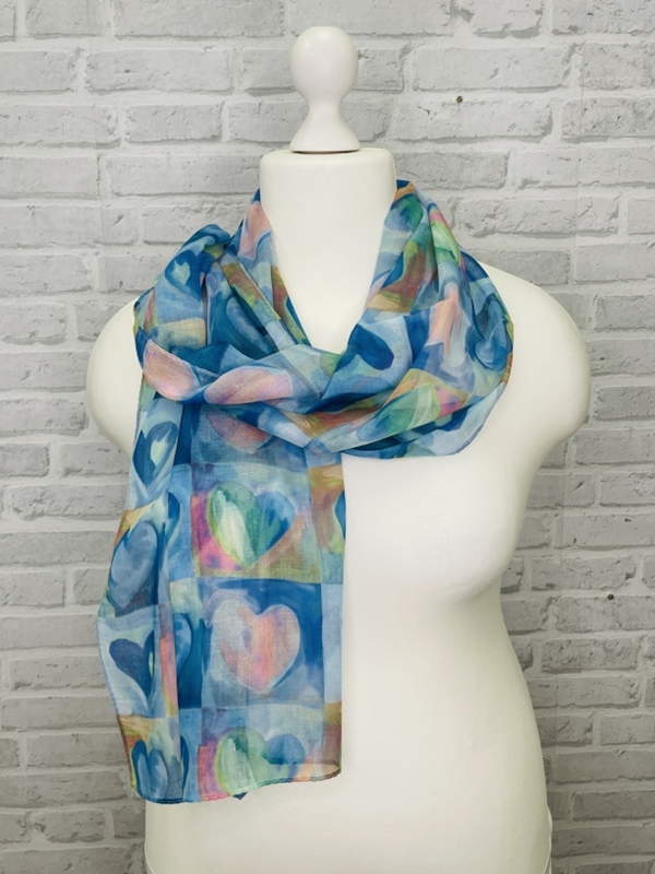 Leichter Schal Herzen