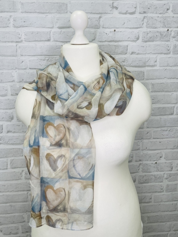 Leichter Schal Herzen