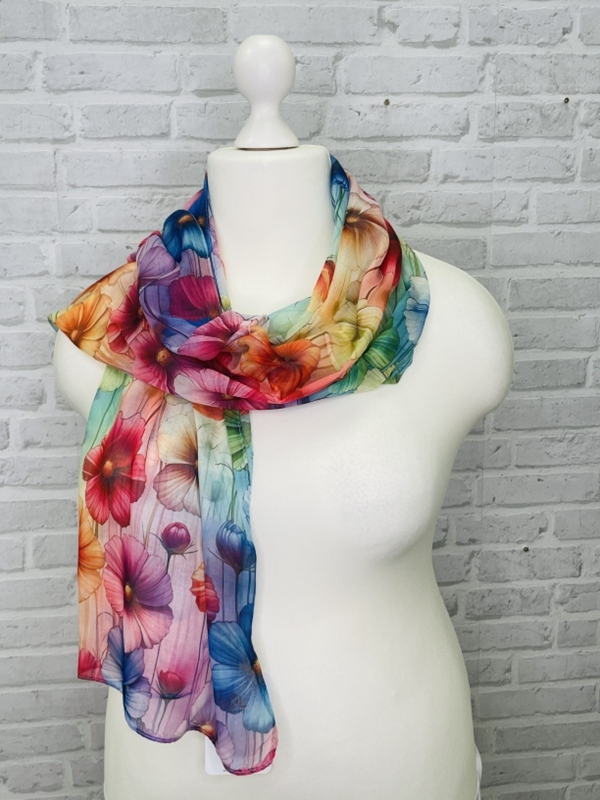 Leichter Schal Bl�ten