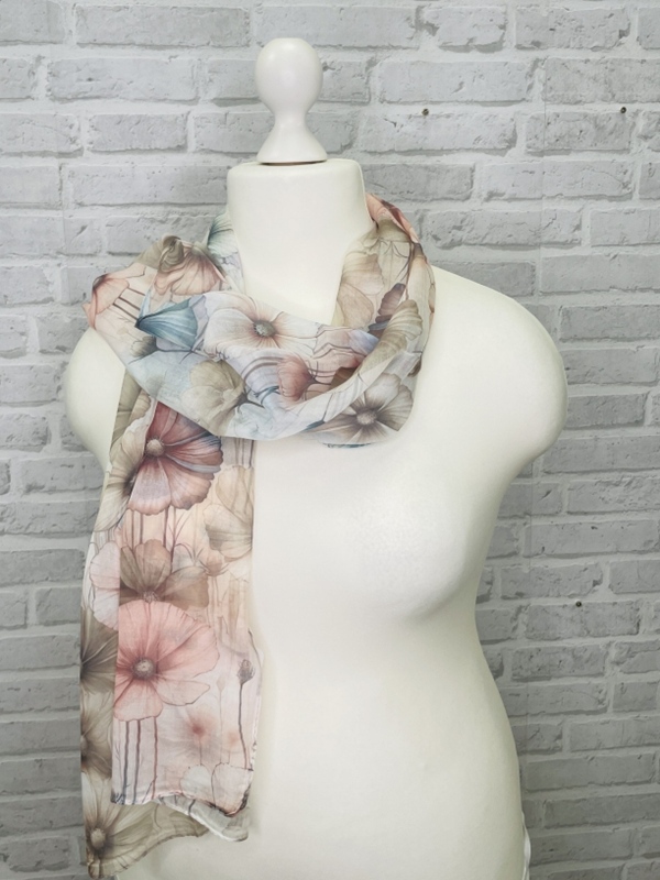 Leichter Schal Bl�ten