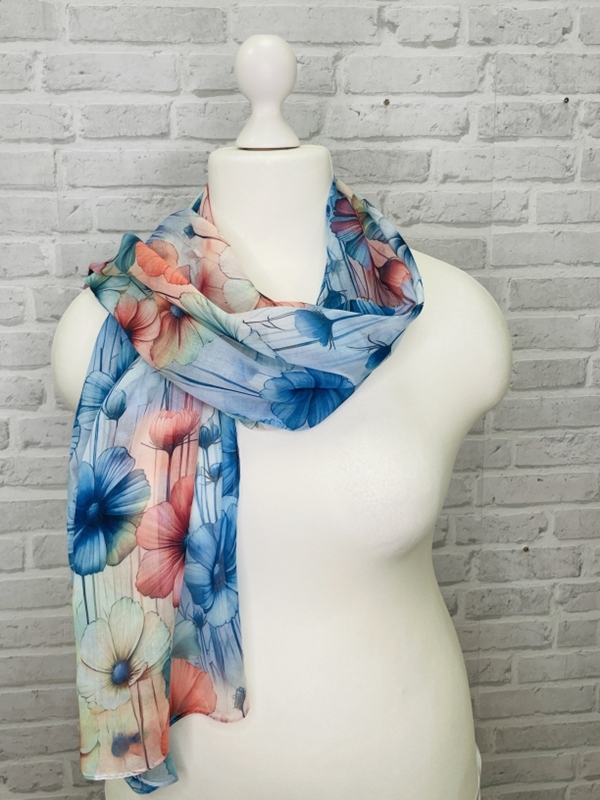 Leichter Schal Bl�ten