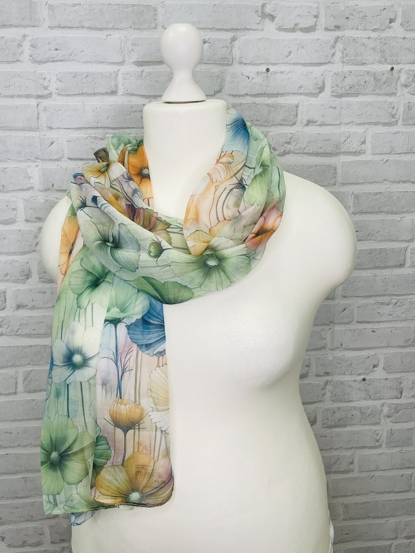 Leichter Schal Bl�ten