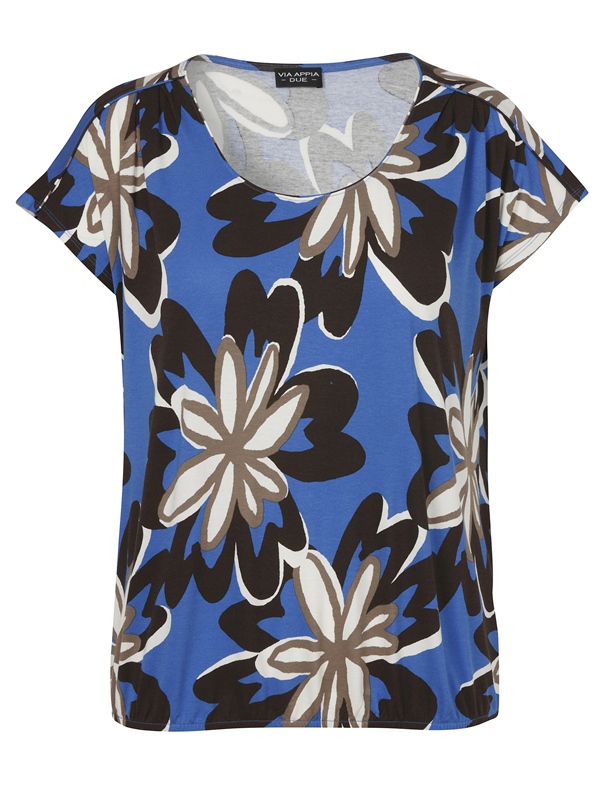 T-Shirt kurzarm gemustert