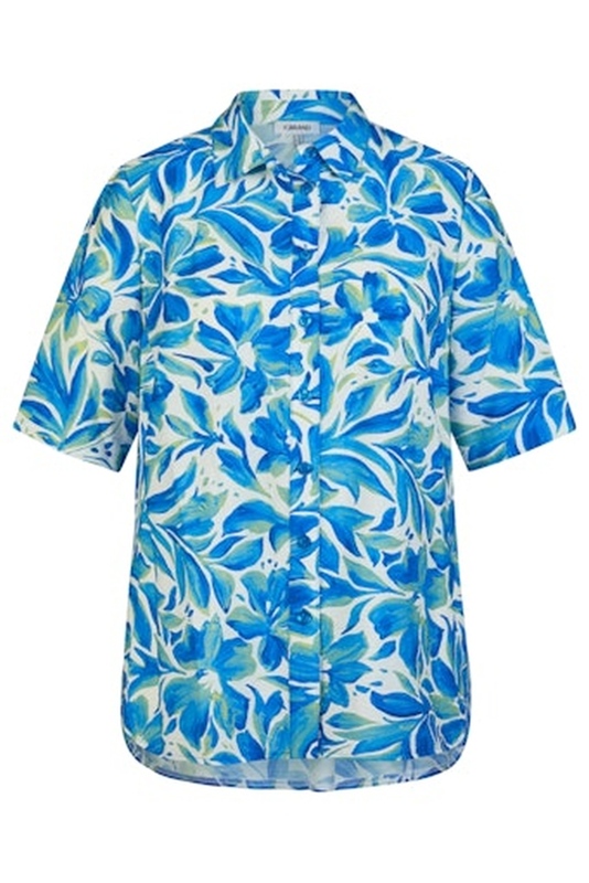 Leichte Sommerbluse kurzarm