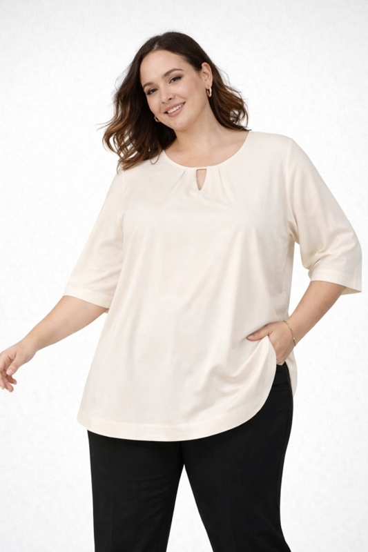 Chiffon-Oberteil 3/4 Arm