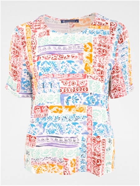 Blusenshirt kurzarm Blusenshirt kurzarm