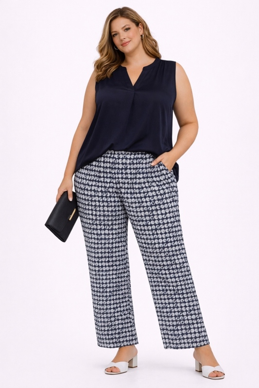 Leinen-Stretch Hose Ankle Leinen-Stretch Hose Ankle