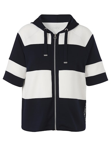 Sweat-Jacke kurzarm
