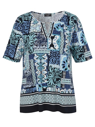 Shirt kurzarm gemustert