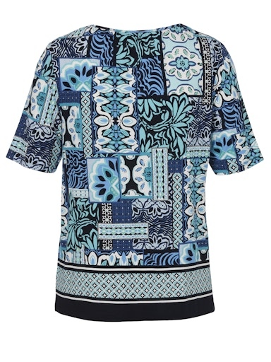 Shirt kurzarm gemustert