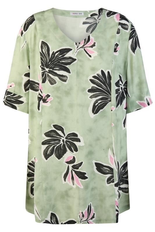 Edles Blusenshirt Kurzarm