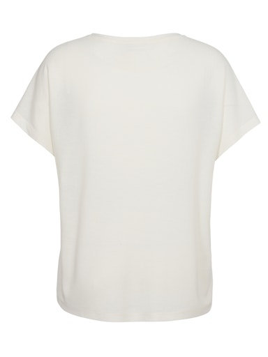 L�ssiges Shirt mit Pailleten kurzarm