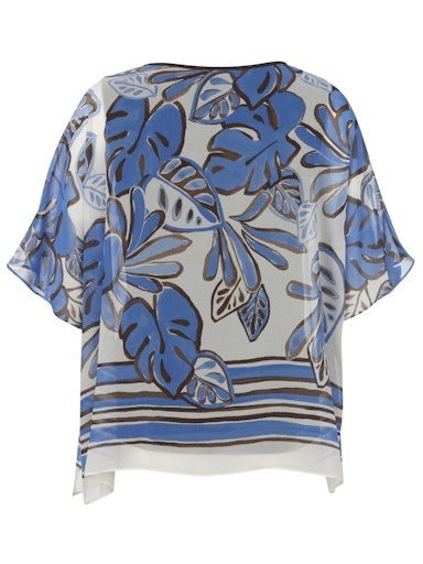 Tunikanbluse 2lagig kurzarm