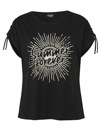 Shirt mit goldenem Print