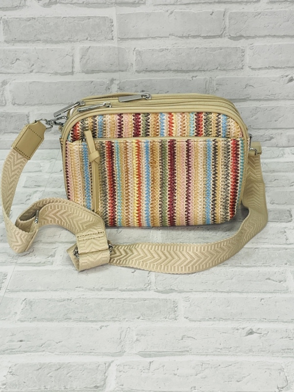 kleine Tasche Geflecht