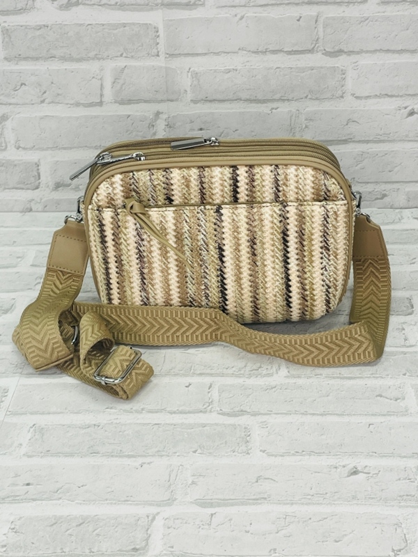 kleine Tasche Geflecht